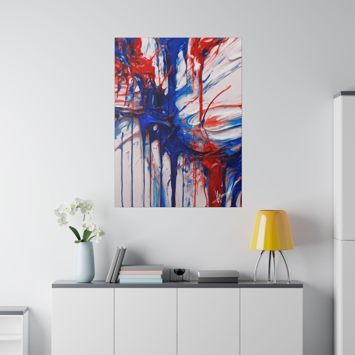 SERIE BANDERAS I ABSTRACT | Matte Canvas